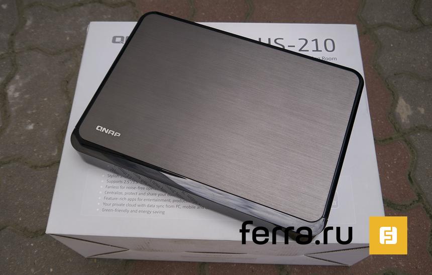 QNAP HS-210, вид сверху