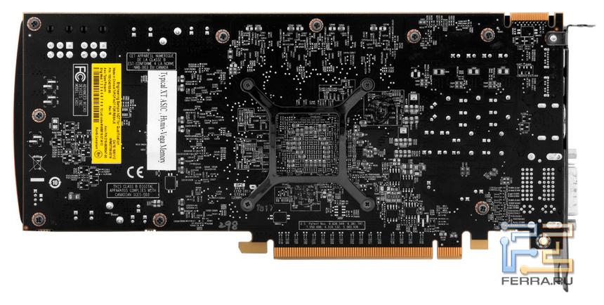 Radeon HD 7870. Обратная сторона