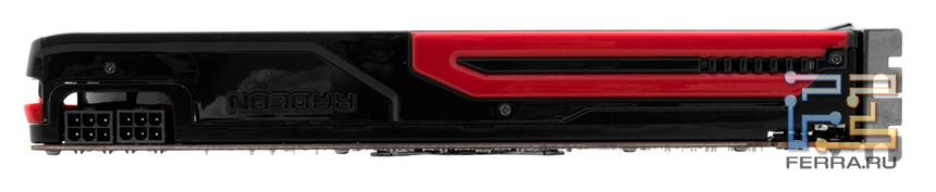 Radeon HD 7870. Вид сбоку