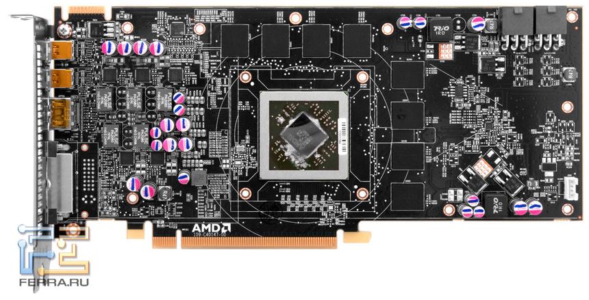Radeon HD 7870 с демонтированной системой охлаждения
