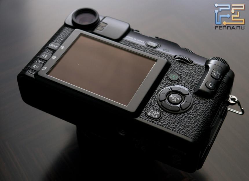 Тыльная сторона корпуса Fujifilm X-Pro 1