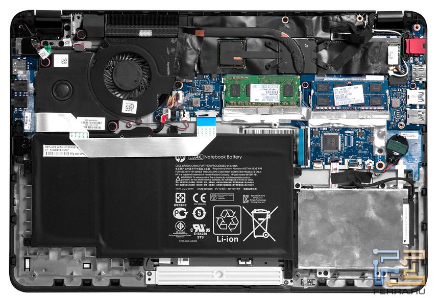 Внутреннее устройство HP ENVY 6-1031er