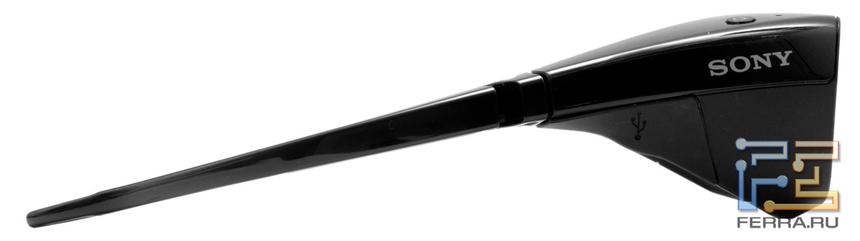 Очки от Sony KDL-55HX920: вид сбоку