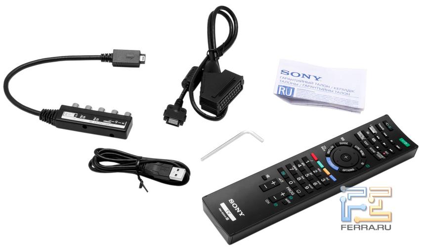 Комплект поставки Sony KDL-55HX920