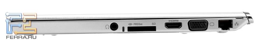 Sony VAIO T13, вид справа