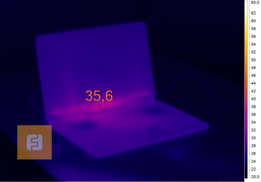 Температура корпуса Razer Blade во время простоя