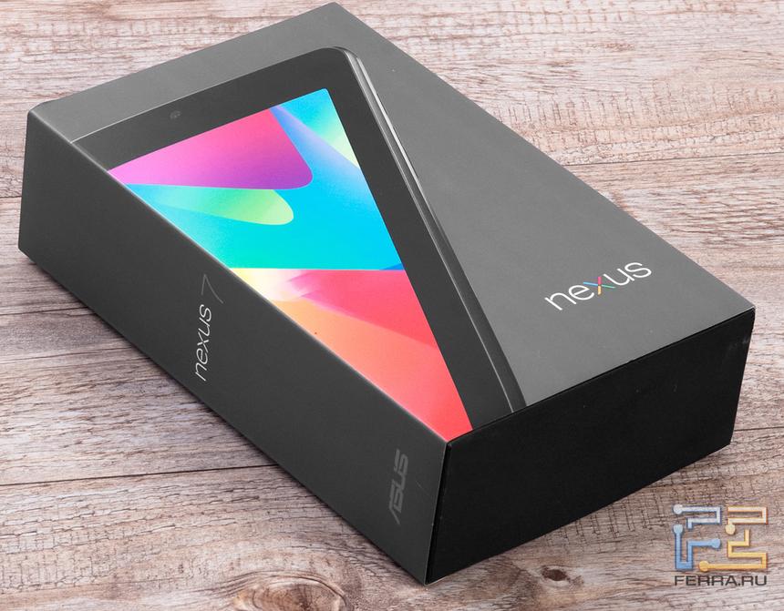 Коробка с планшетом Google Nexus 7