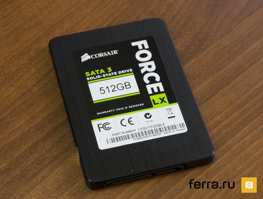 Лицевая сторона Corsair Force LX