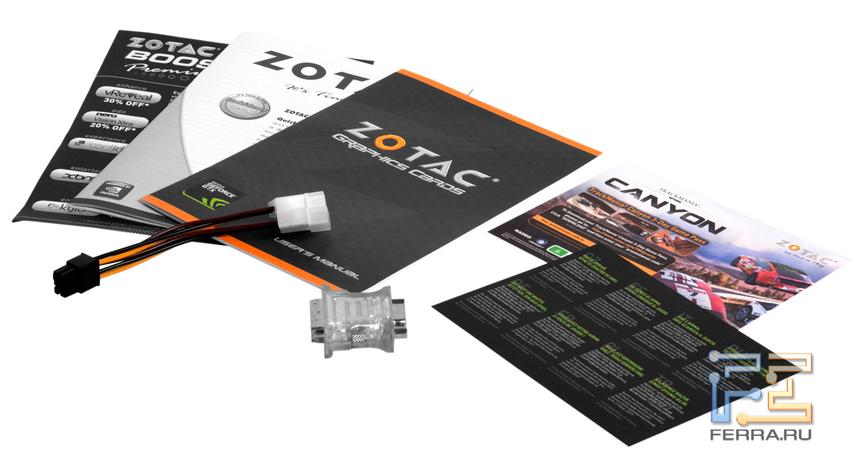 Комплектация видеокарты Zotac GTX 660 Ti