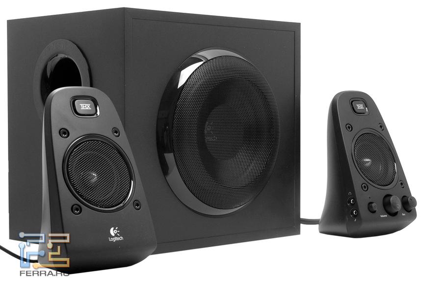 Внешний вид акустики Logitech Z623