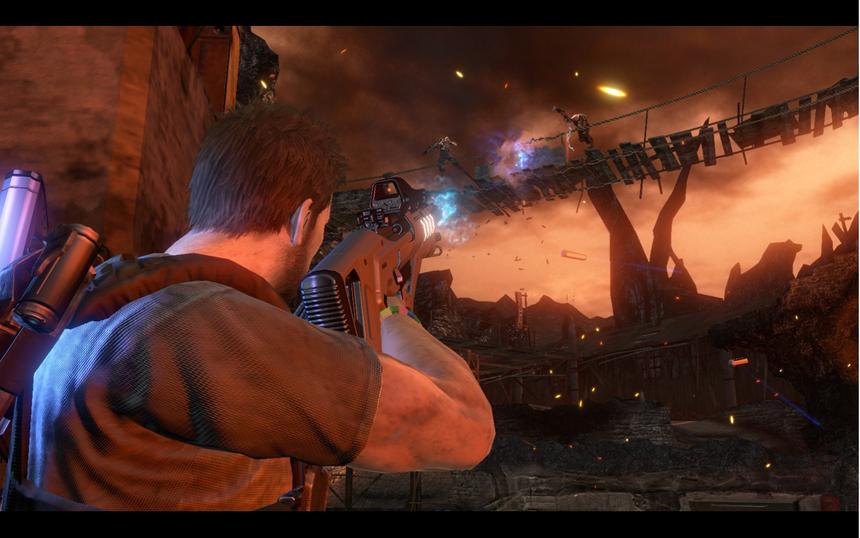 Использовать гравлинк можно даже во время прицелки стандартным оружием