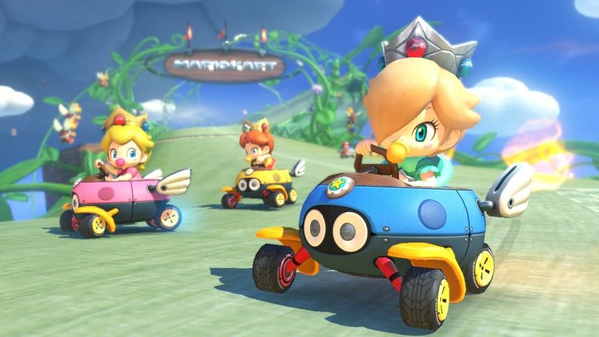 В Mario Kart 8 доступна самая широкая в истории сериала подборка водителей-карапузов