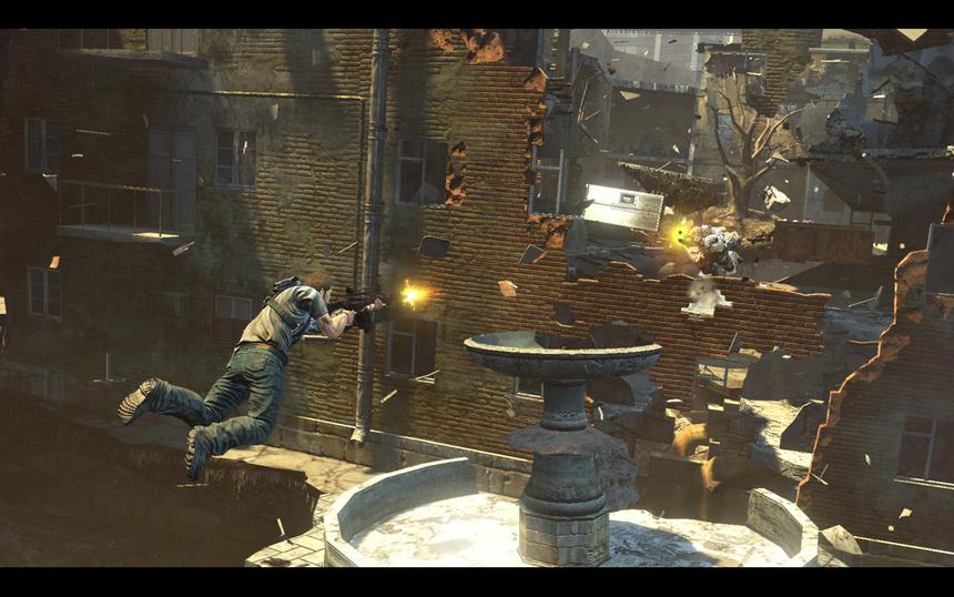 Зона с нулевой гравитацией. Враги сближаются для смертельного боя