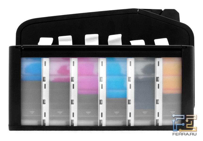 Epson L800. Танки для чернил вблизи