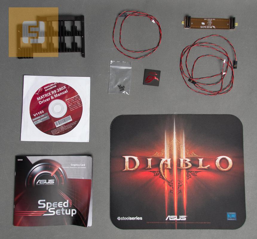 Комплектация ASUS MATRIX R9 280X PLATINUM