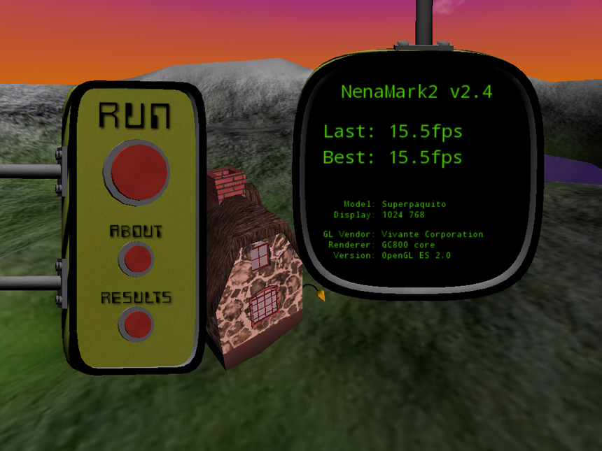 Результаты теста планшета Imaginarium SuperPaquito в NenaMark2