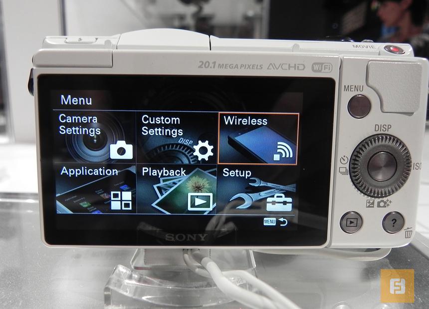 Меню Sony A5000