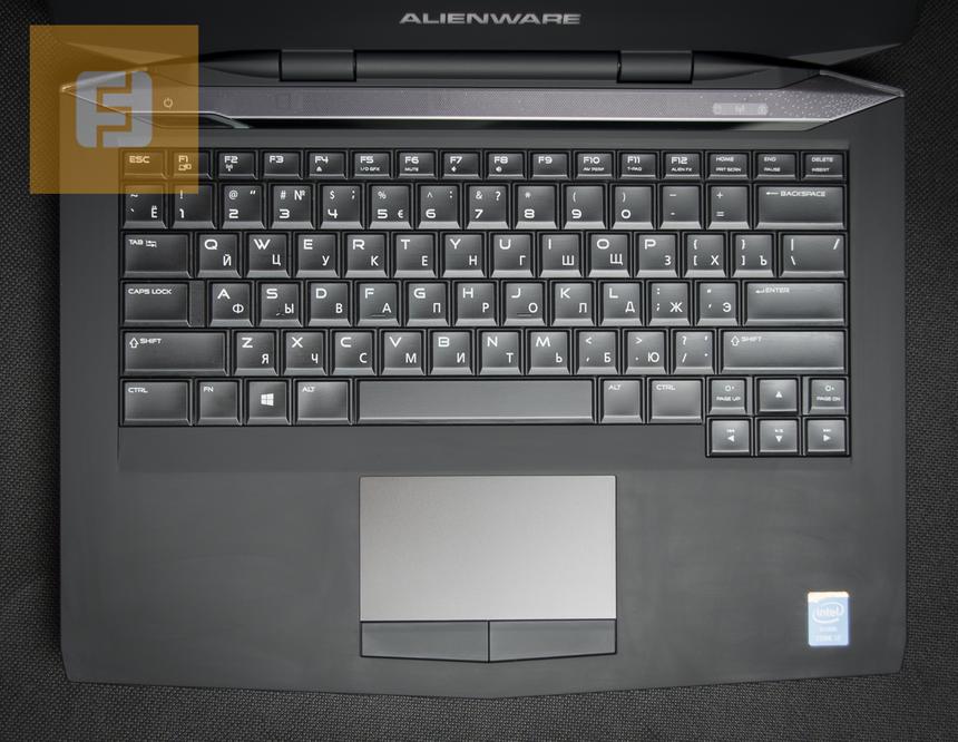 Клавиатура и тачпад Dell Alienware 14