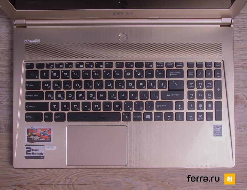 Клавиатура MSI GS60 2PE