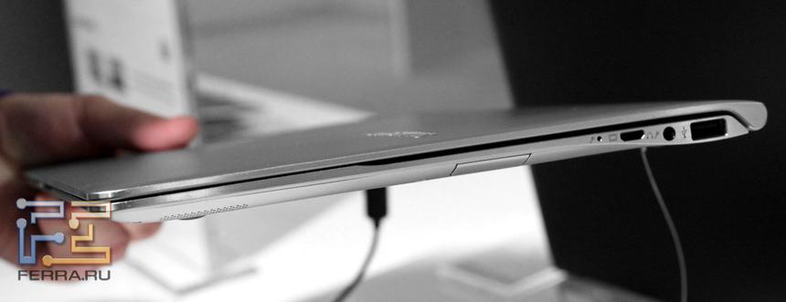 Порты на ультрабуке Samsung Series 9