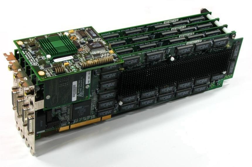 Так выглядела профессиональная видеокарта Quantum3D Mercury