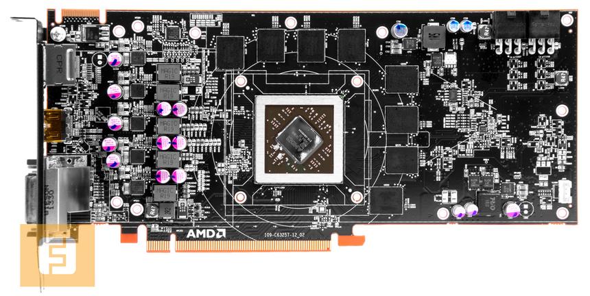 Печатная плата AMD Radeon R9 270X