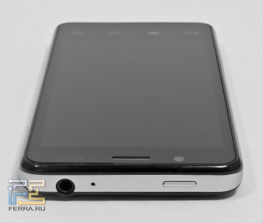 Верхняя грань прототипа Intel Medfield