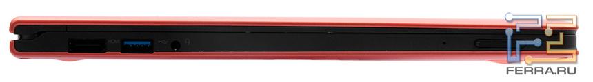 Правая грань Lenovo IdeaPad Yoga 13