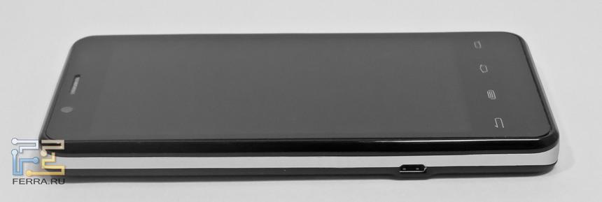 Вид слева на прототип