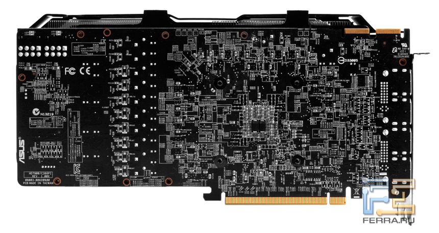 Видеокарта ASUS HD 7970 DirectCU II TOP с удаленным бэкплейтом