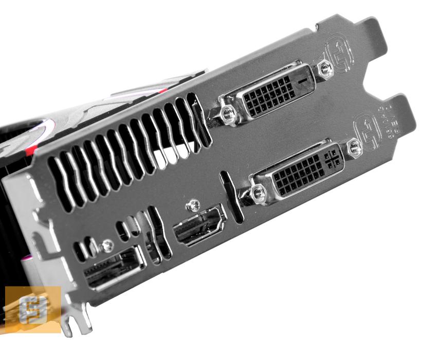 Задняя панель видеокарты AMD Radeon R7 260X