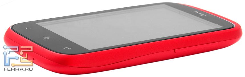 Правый торец корпуса HTC Desire C