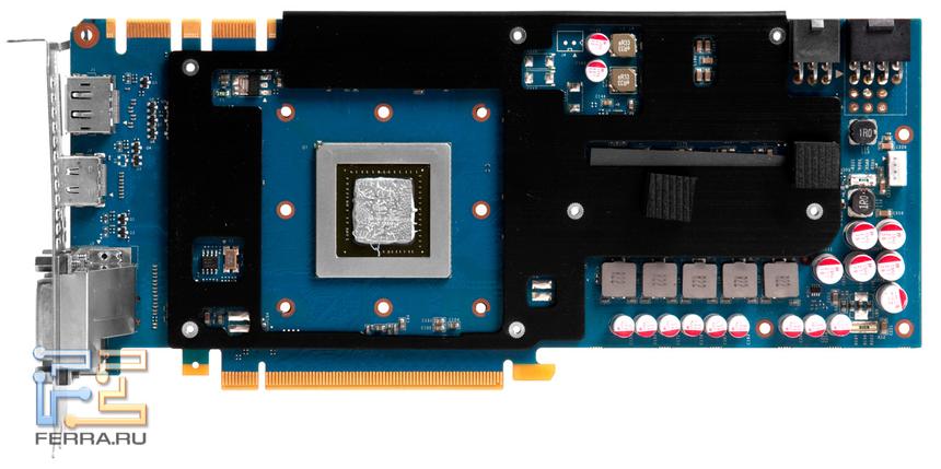 Inno3D Ichill GTX 680 с частично удаленной системой охлаждения