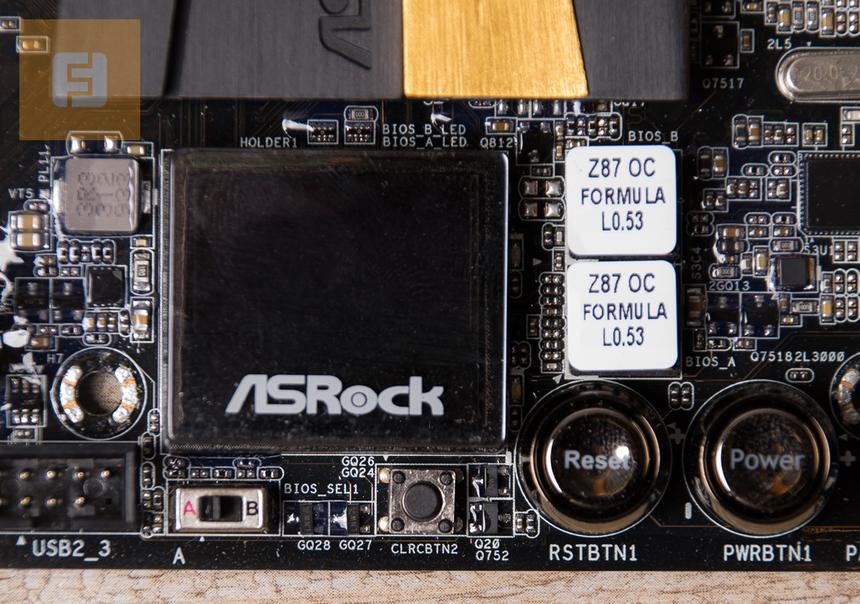 Материнская плата ASRock Z87 OC Formula, миниатюрный дисплей