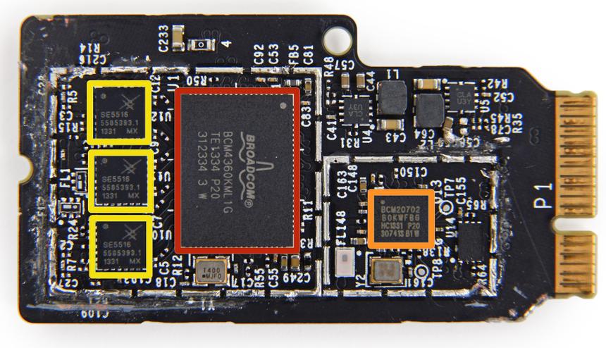 Плата сетевого контроллера Apple Mac Pro 2013