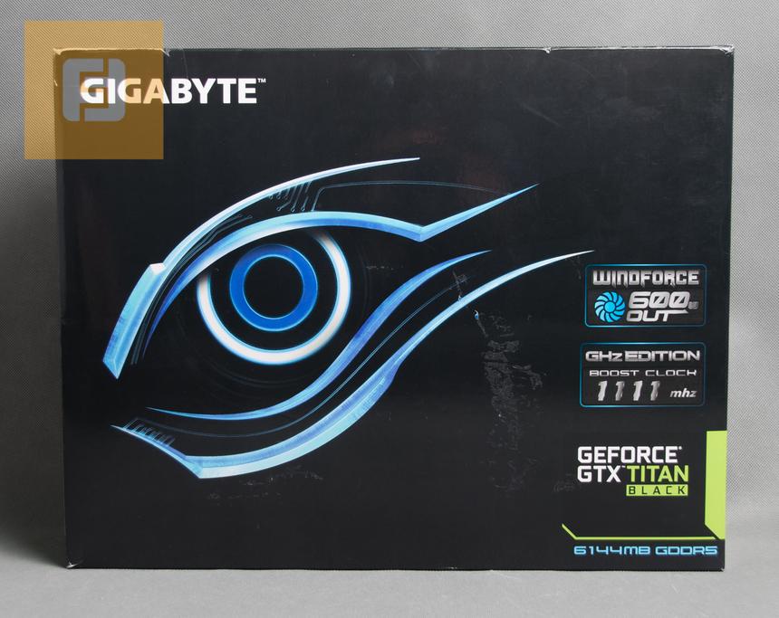 Упаковка GIGABYTE GeForce GTX TITAN BLACK