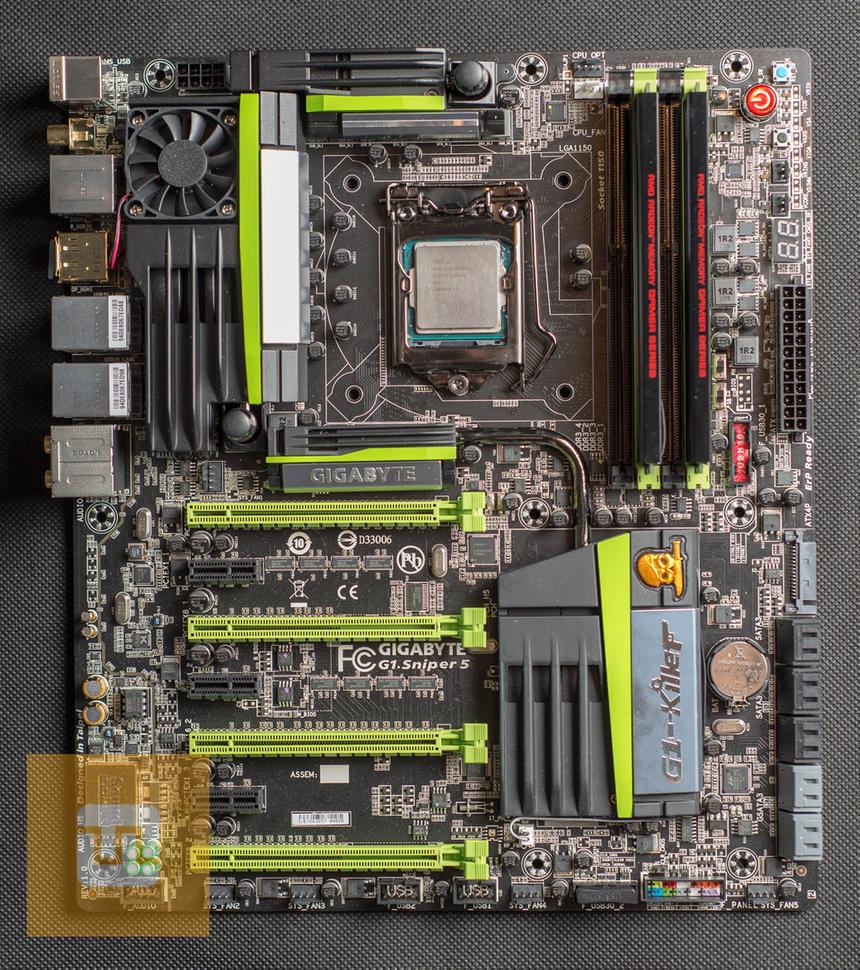 Чудесная GIGABYTE G1.SNIPER 5 во всей красе: процессор и память — редакционные