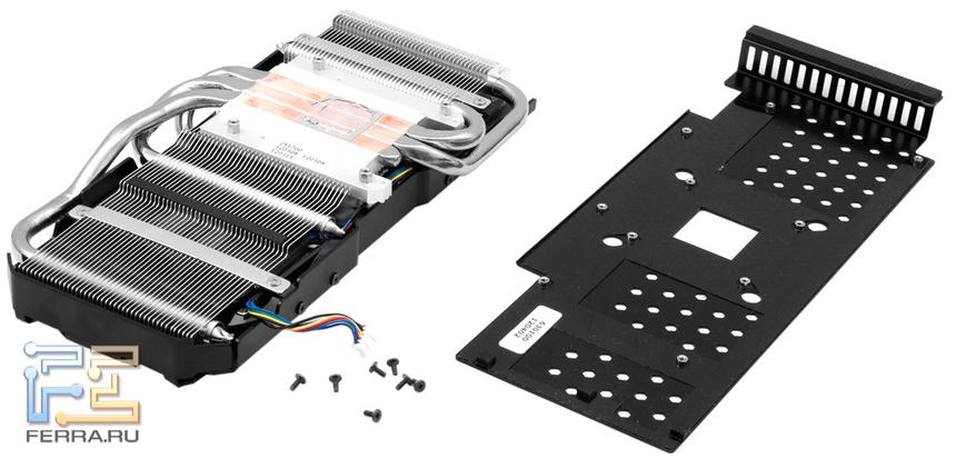 Демонтированная система охлаждения