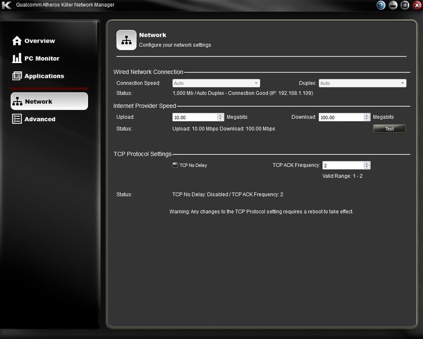 Qualcomm Atheros Killer Network Manager