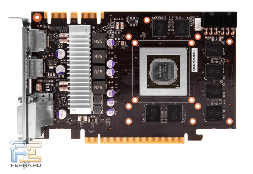 Строение печатной платы Palit GTX 670 JetStream