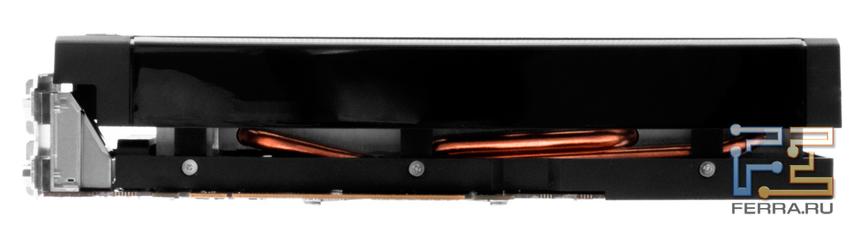 Gainward Phantom GTX 670, вид сбоку