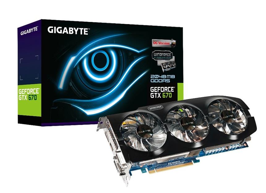Видеокарта Gigabyte GTX 670 OC