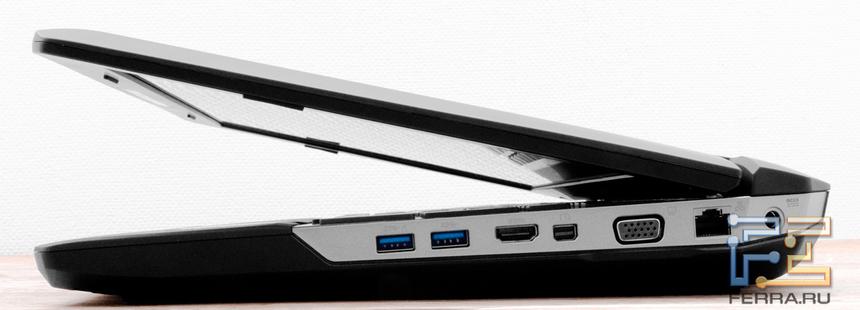 Полураскрытый ноутбук ASUS G55Vw