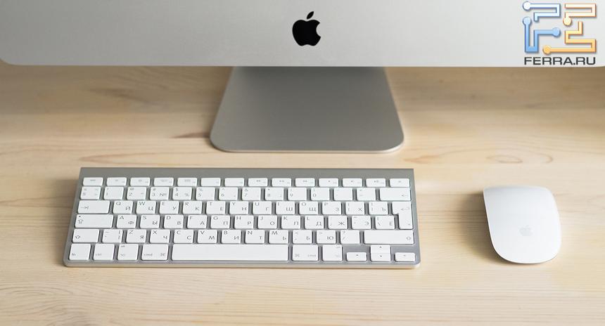 Клавиатура и мышь из комплекта Apple iMac 21.5
