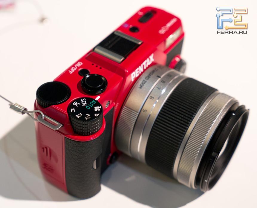 Верхняя панель Pentax Q10