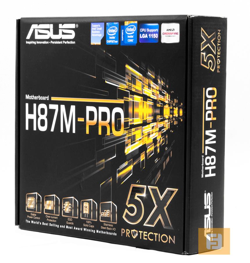 Упаковка ASUS H87M-Pro