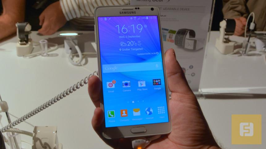 Экран AMOLED в Samsung Galaxy Note 4