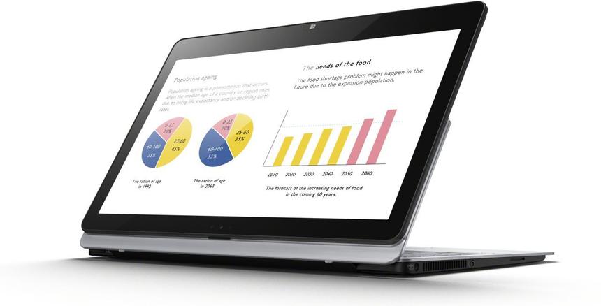 В такой форме Sony VAIO Fit 15A multi-flip отлично подходит для презентаций
