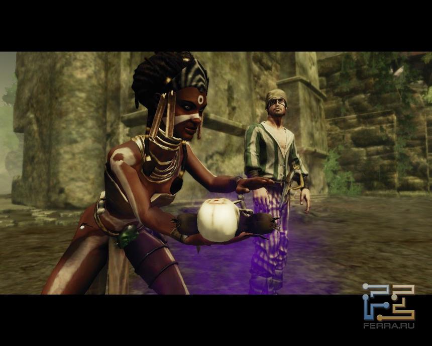 К сожалению, колдовство Чайни эффективно только в кат-сценах, роликах на «движке» игры