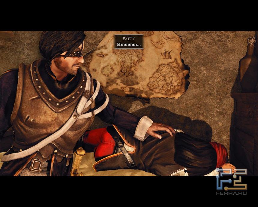 Будить пиратку незачем. Темперамент у нее слишком взрывоопасный